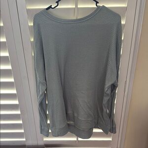 Sonoma Gray Waffle Knit Top